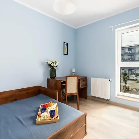 Modern With Balcony & Free Garage By Renters 公寓 波兹南